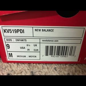 New Balance size 9 toddler boy navy new!